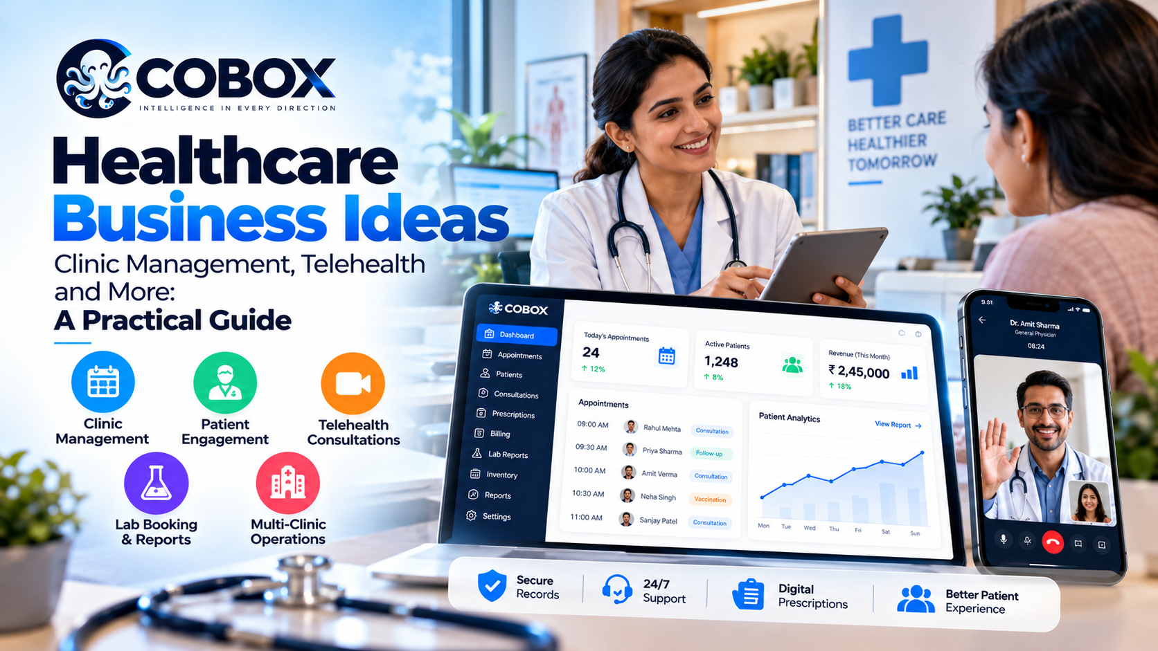 How to Start a Digital Healthcare Business: Clinic Management, Appointments and Patient Portals