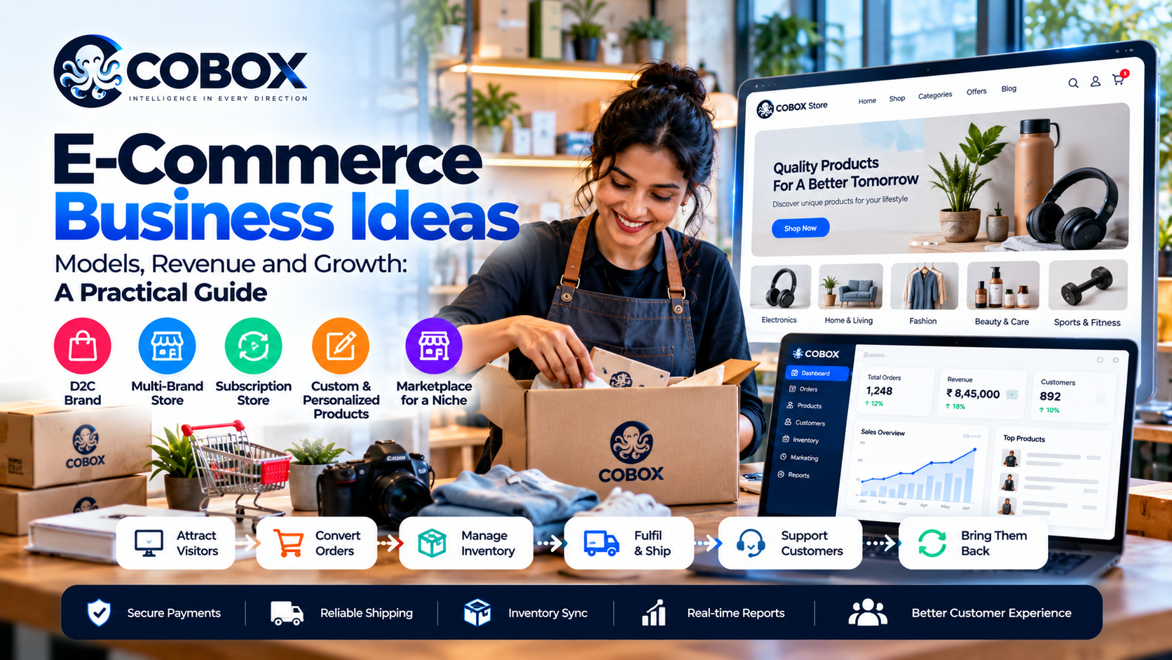 How to Start an E-commerce Business: Business Models, Features, Costs and Growth