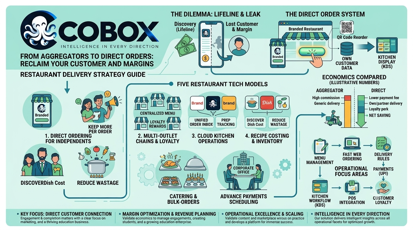 How to Build a Restaurant Ordering and Delivery Business Without Relying Only on Aggregators